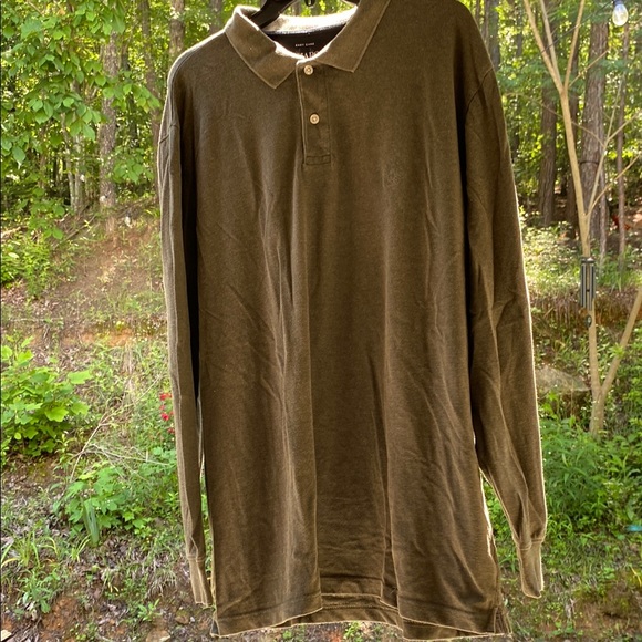 Men's Olive Green Polo Shirt - Picture 1 of 6